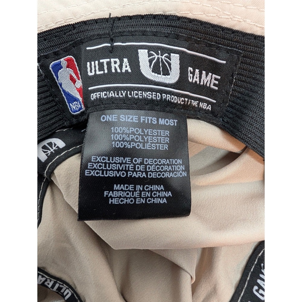 Ultra Game NBA Chicago Bulls Boonie Wide Brim Hat Khaki Tan Mesh Vented OSFM NEW - Picture 3 of 7